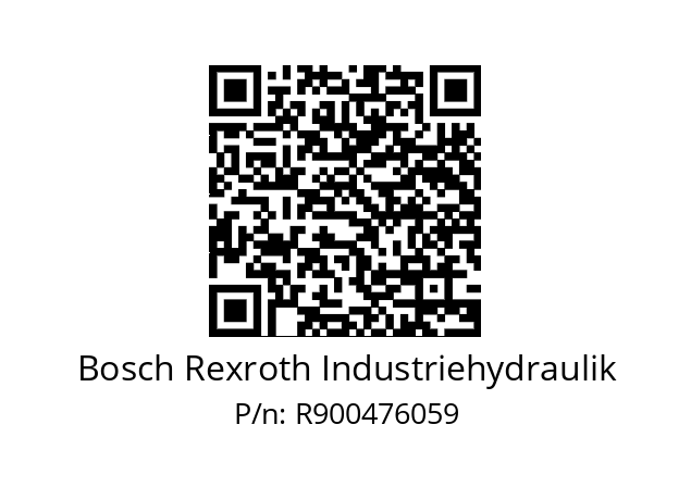   Bosch Rexroth Industriehydraulik R900476059