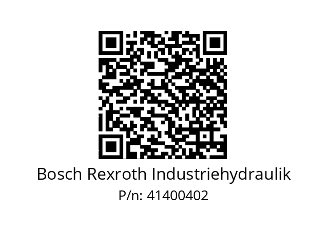   Bosch Rexroth Industriehydraulik 41400402