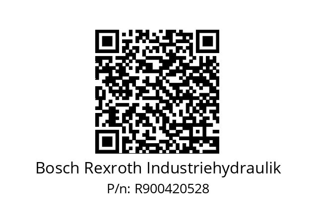   Bosch Rexroth Industriehydraulik R900420528