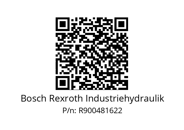   Bosch Rexroth Industriehydraulik R900481622