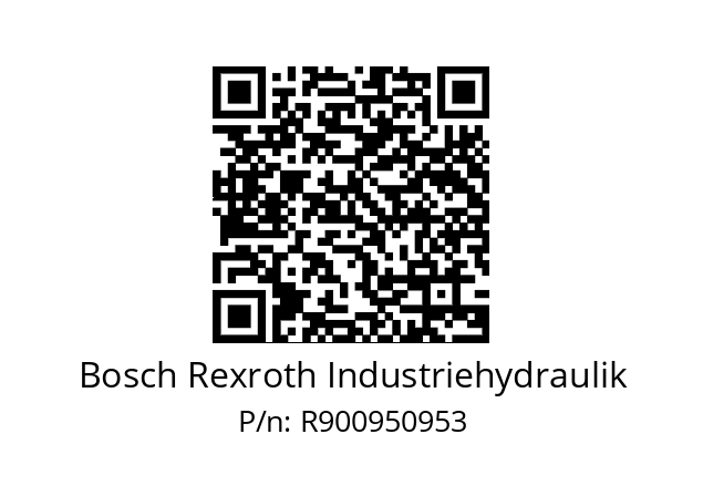   Bosch Rexroth Industriehydraulik R900950953