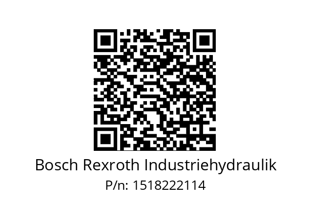   Bosch Rexroth Industriehydraulik 1518222114