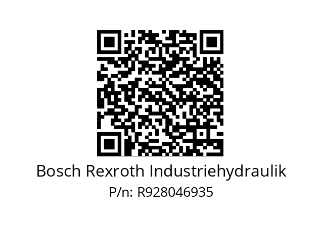   Bosch Rexroth Industriehydraulik R928046935