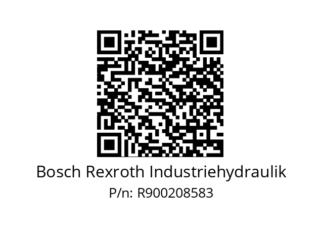   Bosch Rexroth Industriehydraulik R900208583