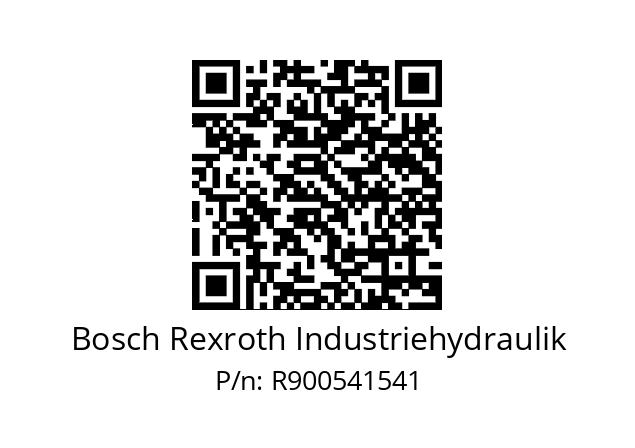   Bosch Rexroth Industriehydraulik R900541541