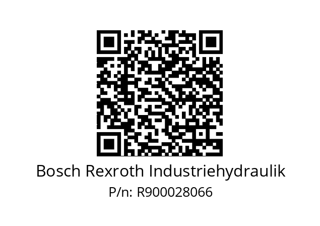   Bosch Rexroth Industriehydraulik R900028066