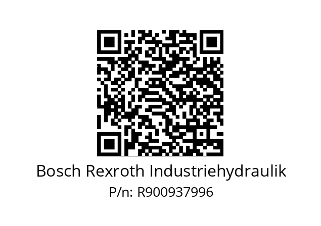   Bosch Rexroth Industriehydraulik R900937996