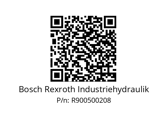   Bosch Rexroth Industriehydraulik R900500208