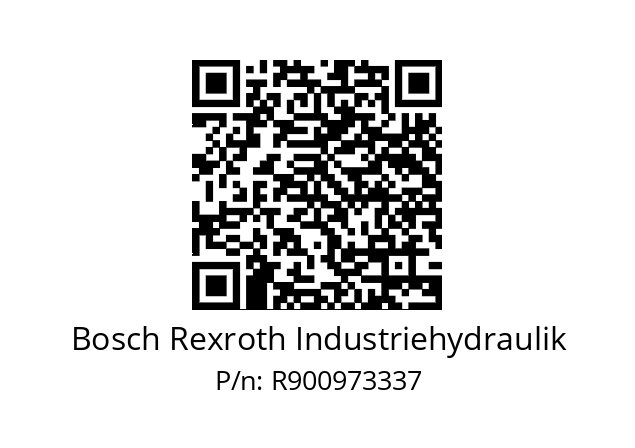   Bosch Rexroth Industriehydraulik R900973337