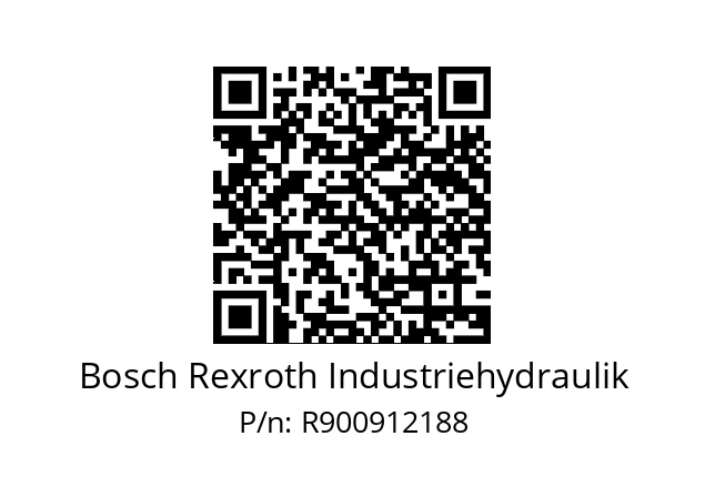   Bosch Rexroth Industriehydraulik R900912188