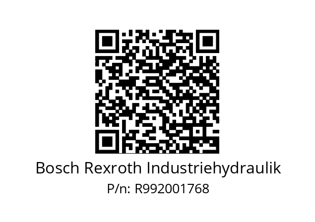   Bosch Rexroth Industriehydraulik R992001768