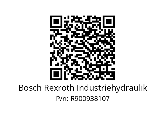   Bosch Rexroth Industriehydraulik R900938107