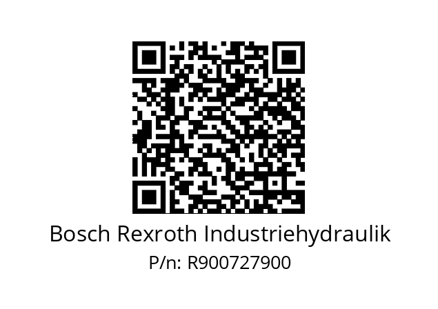   Bosch Rexroth Industriehydraulik R900727900