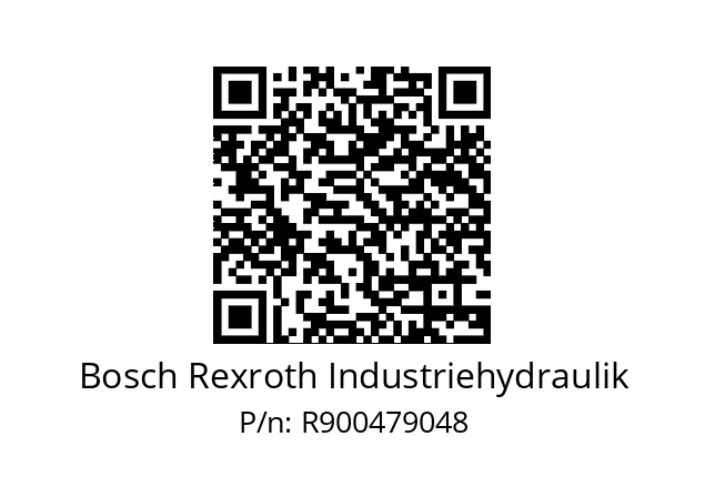   Bosch Rexroth Industriehydraulik R900479048