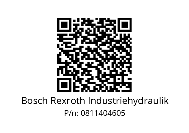   Bosch Rexroth Industriehydraulik 0811404605