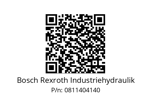   Bosch Rexroth Industriehydraulik 0811404140