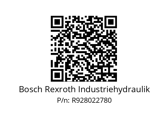   Bosch Rexroth Industriehydraulik R928022780