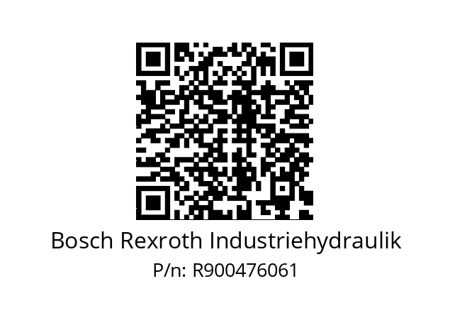   Bosch Rexroth Industriehydraulik R900476061