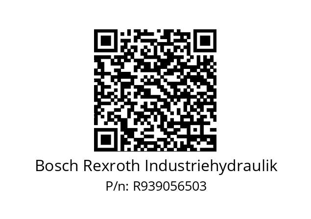   Bosch Rexroth Industriehydraulik R939056503