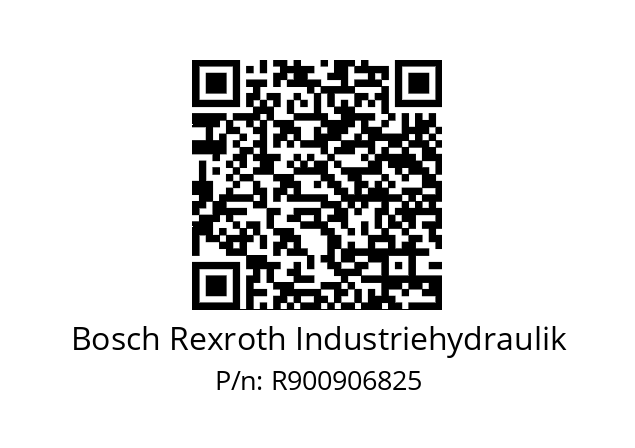   Bosch Rexroth Industriehydraulik R900906825