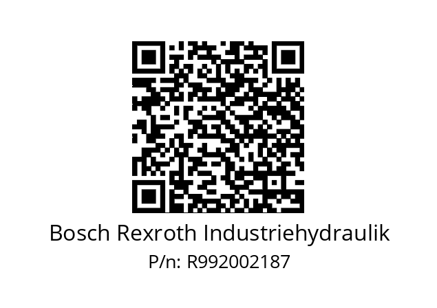   Bosch Rexroth Industriehydraulik R992002187