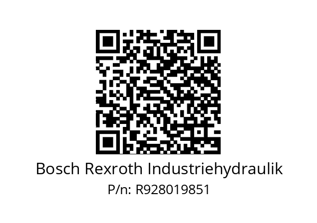   Bosch Rexroth Industriehydraulik R928019851