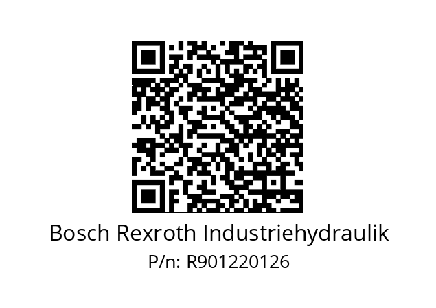   Bosch Rexroth Industriehydraulik R901220126