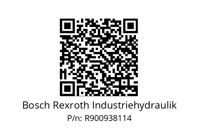   Bosch Rexroth Industriehydraulik R900938114