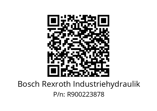   Bosch Rexroth Industriehydraulik R900223878