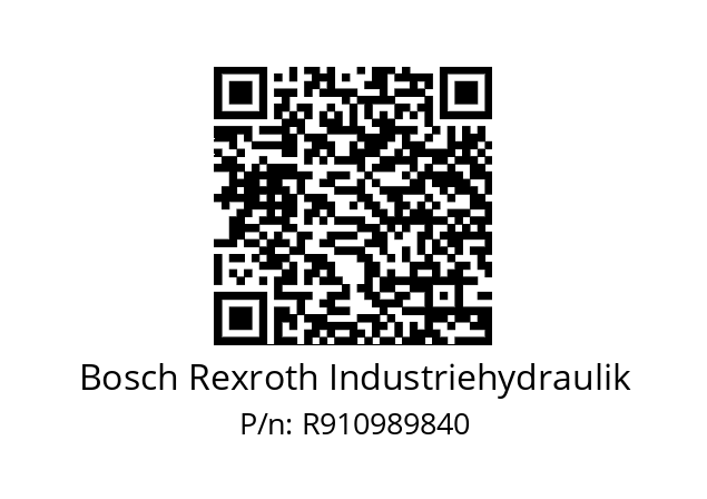   Bosch Rexroth Industriehydraulik R910989840