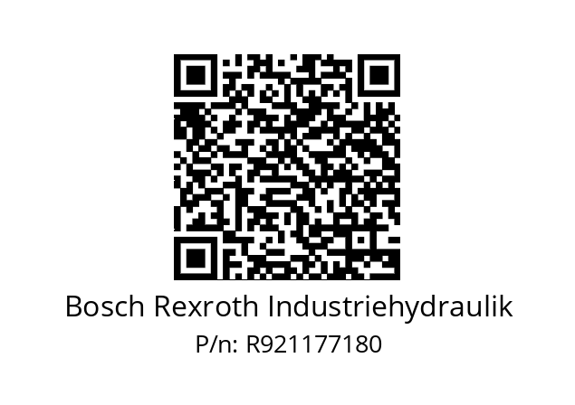   Bosch Rexroth Industriehydraulik R921177180