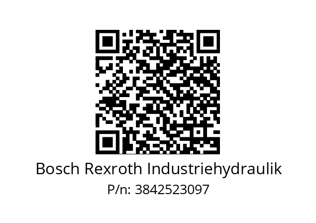   Bosch Rexroth Industriehydraulik 3842523097