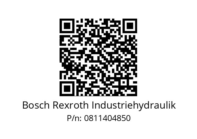   Bosch Rexroth Industriehydraulik 0811404850