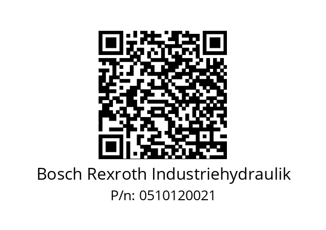   Bosch Rexroth Industriehydraulik 0510120021