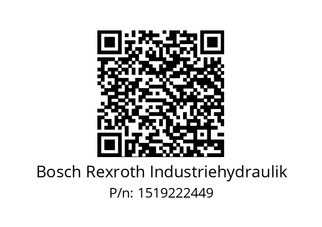   Bosch Rexroth Industriehydraulik 1519222449