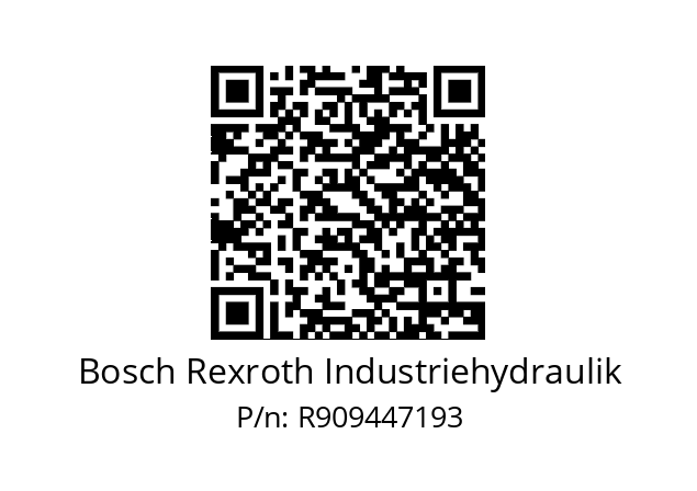   Bosch Rexroth Industriehydraulik R909447193