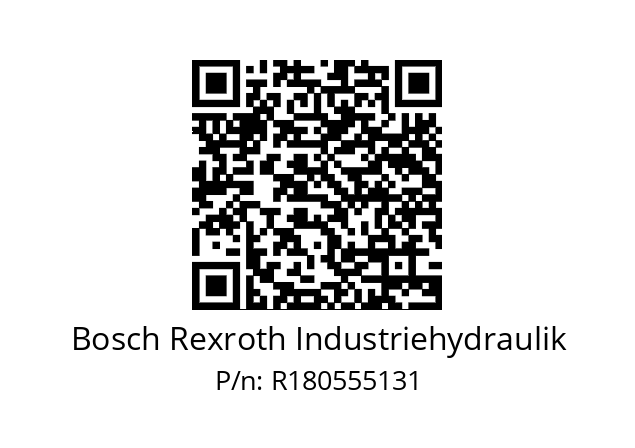   Bosch Rexroth Industriehydraulik R180555131