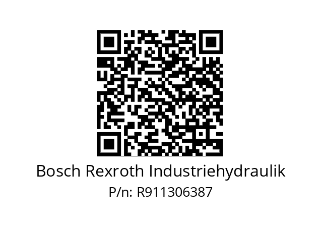   Bosch Rexroth Industriehydraulik R911306387