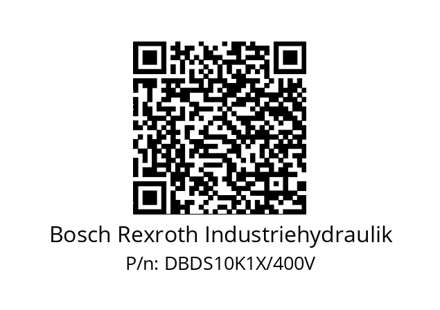   Bosch Rexroth Industriehydraulik DBDS10K1X/400V