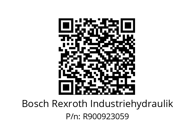   Bosch Rexroth Industriehydraulik R900923059