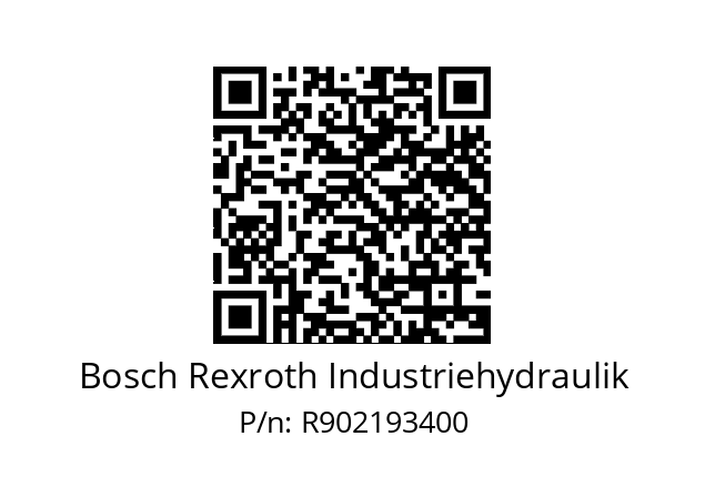   Bosch Rexroth Industriehydraulik R902193400