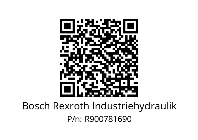   Bosch Rexroth Industriehydraulik R900781690