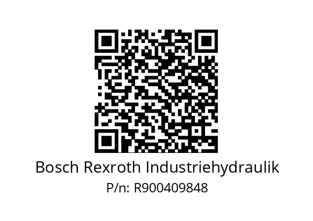   Bosch Rexroth Industriehydraulik R900409848