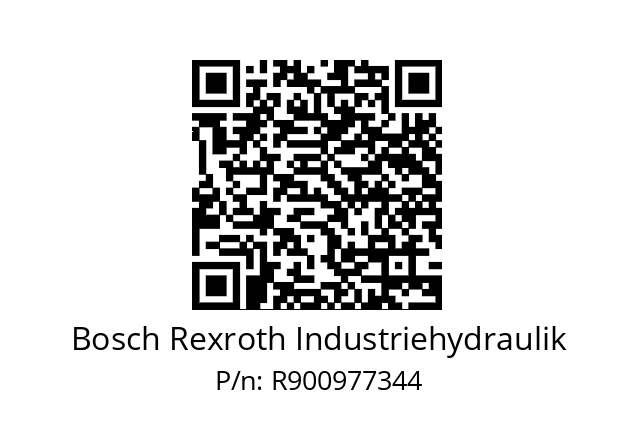   Bosch Rexroth Industriehydraulik R900977344