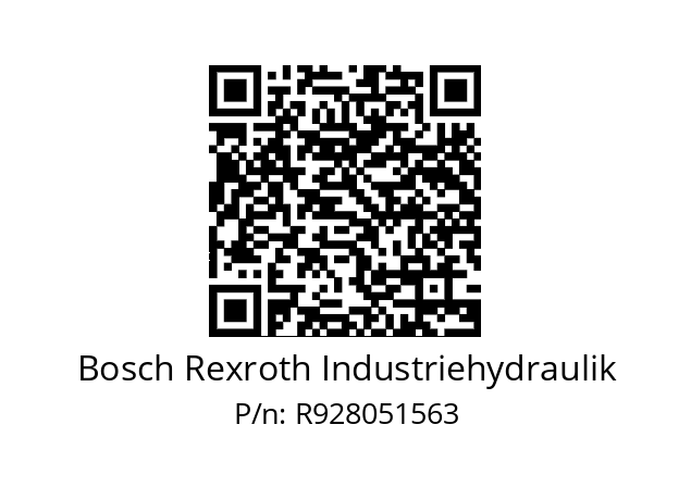   Bosch Rexroth Industriehydraulik R928051563