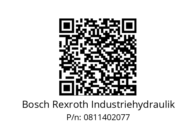   Bosch Rexroth Industriehydraulik 0811402077