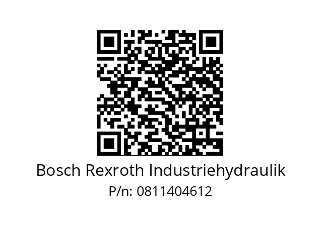   Bosch Rexroth Industriehydraulik 0811404612