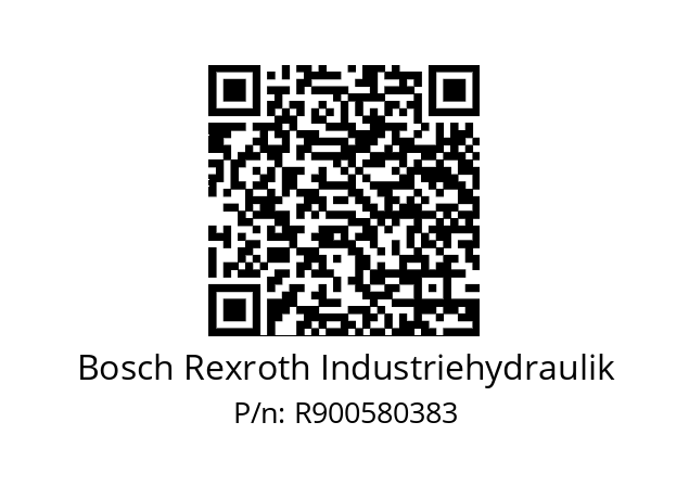   Bosch Rexroth Industriehydraulik R900580383