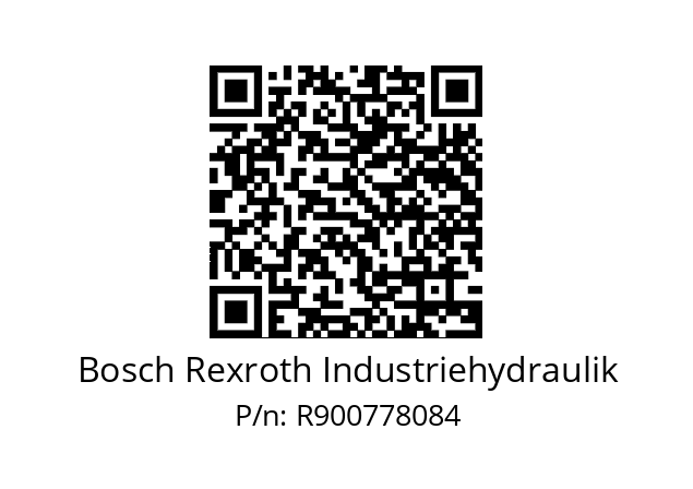   Bosch Rexroth Industriehydraulik R900778084