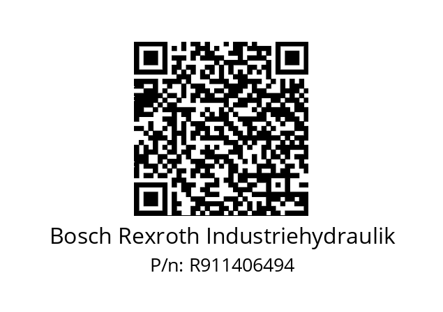   Bosch Rexroth Industriehydraulik R911406494